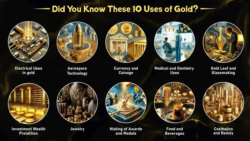 Did You Know These 10 Uses of Gold