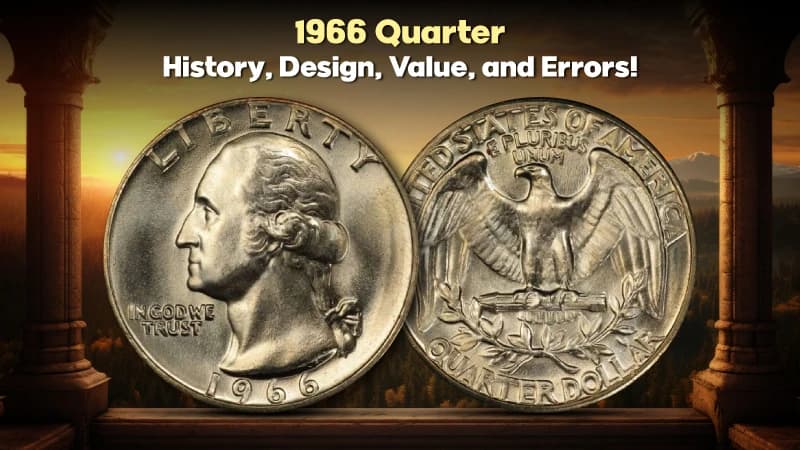1966 Quarter: History, Design, Value, and Errors!
