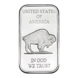 Silver - 1 oz Buffalo Bar