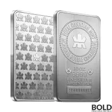 10 oz RCM Silver Bar (Lot of 10)