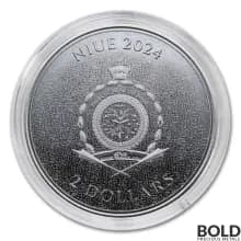 2024 1 oz Niue Crypto Series: Silver Bitcoin (BU)