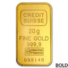 Gold Bar Credit Suisse - 20 gram