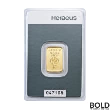 Gold Bar Heraeus - 5 Gram (In Assay)