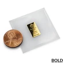 Scottsdale Mint Gold Bar - 1/100 oz