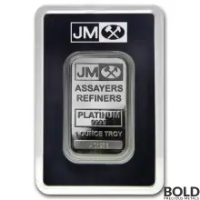 Platinum Bar Johnson Matthey - 1 oz