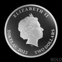 2022 Silver Tokelau  Hibernia 1 oz BU