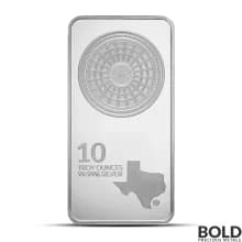 10 oz Texas Mint Silver Bar