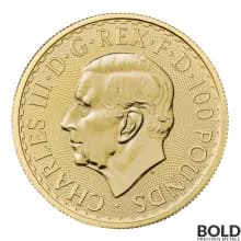 2023 Gold 1 oz Royal Mint Britannia Coronation BU