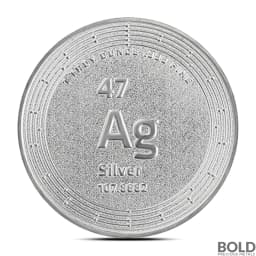 1 oz Elemetal Silver Round