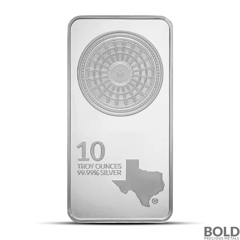 10 oz Texas Mint Silver Bar