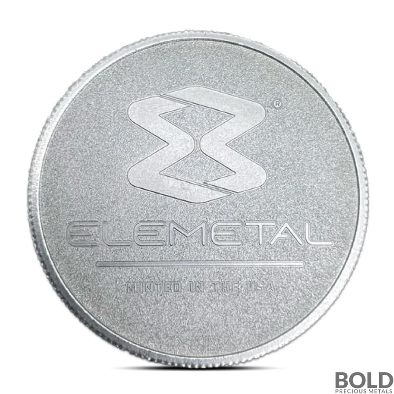 1/2 oz Elemetal Silver Round