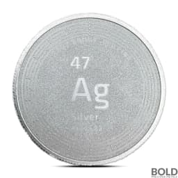 1/2 oz Elemetal Silver Round