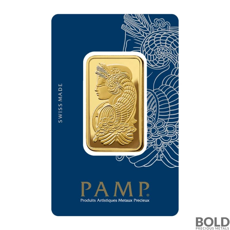 1 oz PAMP Suisse Fortuna Gold Bar