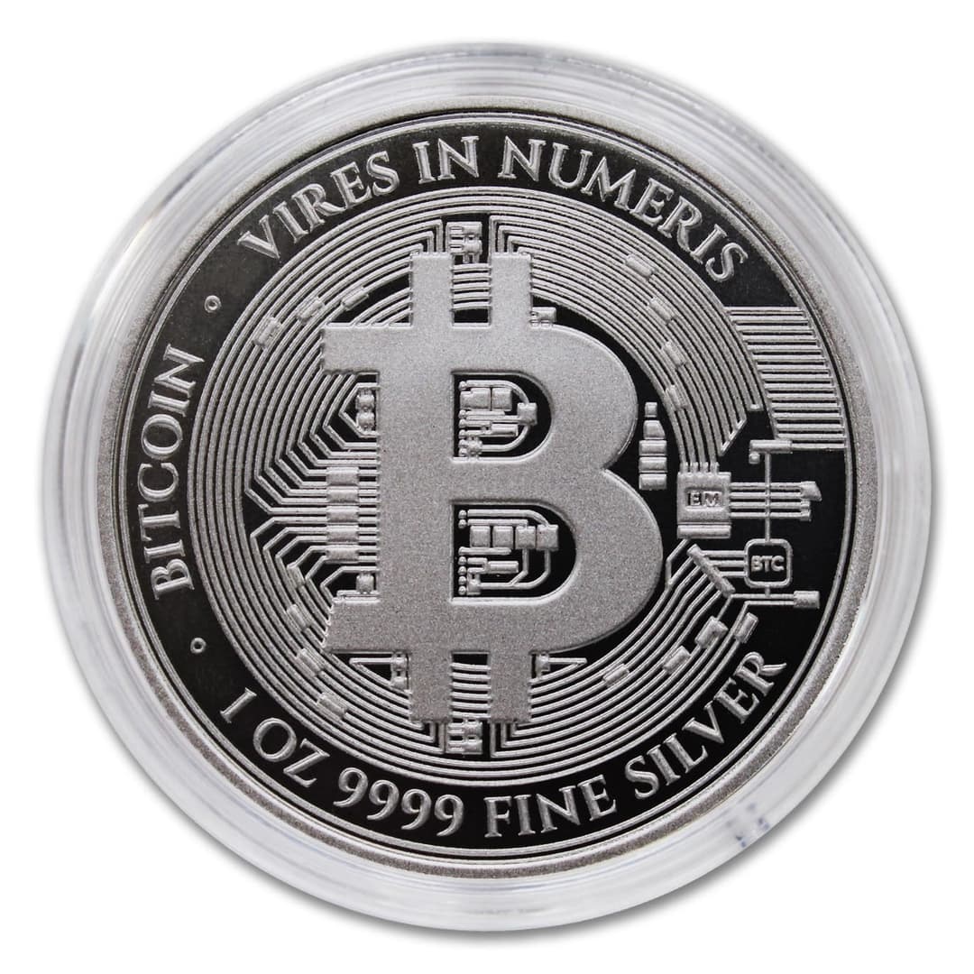 2024 1 oz Niue Crypto Series: Silver Bitcoin (BU)