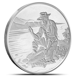 1 oz Gold Panner Divisible Silver Round (4 x 1/4 oz)