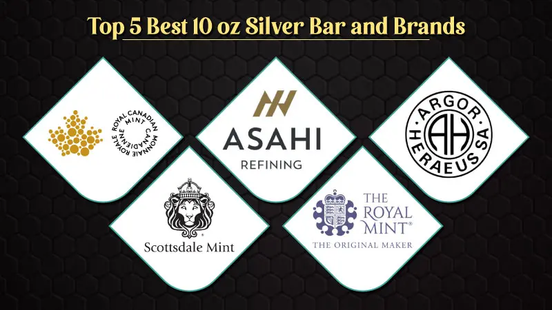 Top 5 Best 10 oz Silver Bar and Brands - How and Where to Buy