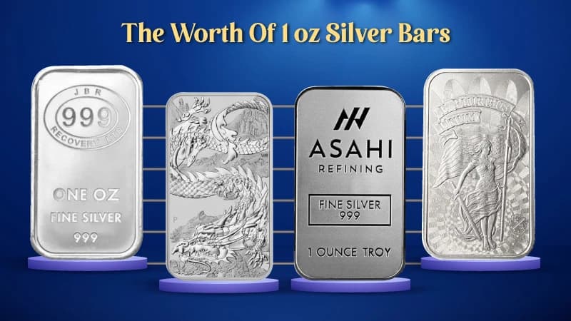 How Much Is a 1 oz Silver Bar Worth?