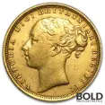 British Queen Victoria Sovereign Gold Coin (Random Date)