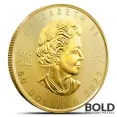 2023 1 oz Canadian Gold Maple Leaf Tube (10 Coins, BU)