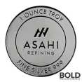 1 oz Asahi Logo Silver Round .999 Fine Silver (Lot of 100)