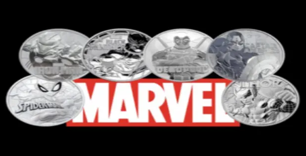 TUVALU MARVEL SERIES: SUPERHEROES AND PRECIOUS METALS