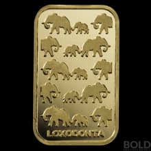 1 oz Rand Refinery Elephant Gold Bar (Lot of 10)