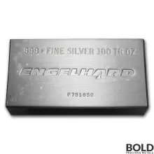 1000 oz Silver - 10 x 100 oz Engelhard Silver Bars