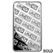 10 oz Johnson Matthey Silver Bar (Lot of 5)