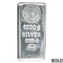 1 Kilo Nadir Silver Bar (Lot of 5)