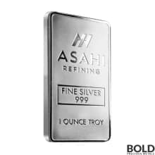 1 oz Asahi Silver Bar (Lot of 5)