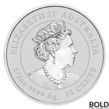 2023 1/2 oz Perth Lunar Year of the Rabbit Silver Coin BU - Box of 100