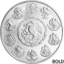 Mint Bag of 450 - Random Date 1 oz Mexican Libertad Modern Design Silver Coin BU