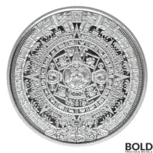 1/4 oz Aztec Calendar Silver Round .999 Fine (Tube of 20)