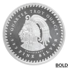 1/4 oz Aztec Calendar Silver Round .999 Fine (Tube of 20)
