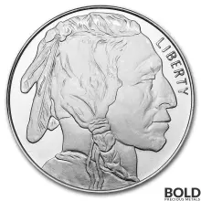 1 oz Silver Buffalo Monster Box (500 Rounds, BU)