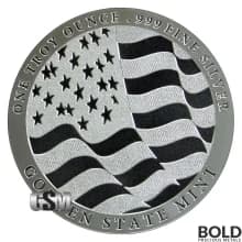 1 oz Golden State Mint Eagle Silver Round - Box of 500