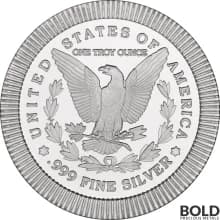 1 oz SilverTowne Mint Morgan Stacker Silver Round - Box of 500