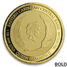 2019 EC8 St Vincent Grenadines Seaplane 1 oz Gold Proof (Colored)