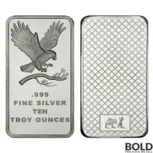 10 oz Eagle Silver Bar (SilverTowne)