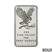 10 oz Eagle Silver Bar (SilverTowne)