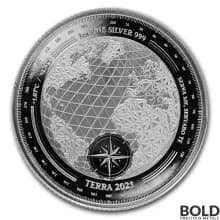 2021 1 oz Tokelau Terra Silver Coin (BU)