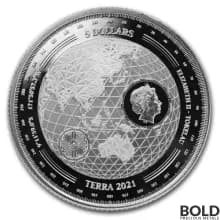 2021 1 oz Tokelau Terra Silver Coin (BU)