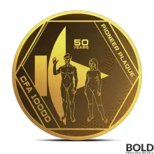 2022 1 oz Chad Pioneer Plaque Gold Coin (Proof-like)