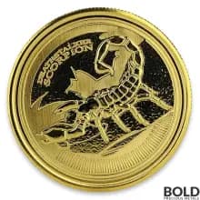 2017 Republic of Chad Deathstalker Scorpion 1 oz Gold BU