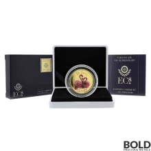 2018 Gold 1 oz St. Lucia Flamingo Coin Proof (Colored)