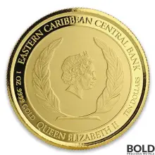 2018 EC8 Anguilla Lobster 1 oz Gold BU