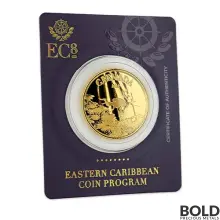 2018 EC8 Grenada: Spice Isle of the Caribbean 1 oz Gold BU