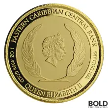 2018 EC8 Grenada: Spice Isle of the Caribbean 1 oz Gold BU