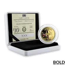 2018 EC8 Grenada: Spice Isle of the Caribbean 1 oz Gold Proof (Colored)