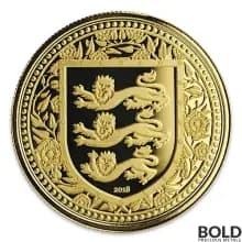 2018 Gibraltar Royal Arms of England Gold 1 oz BU